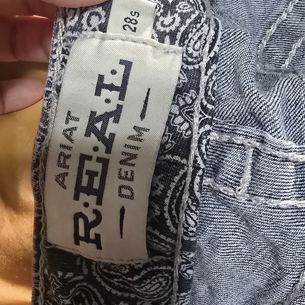 Ariat Mid Rise Straight Jeans - Picture 3 of 4